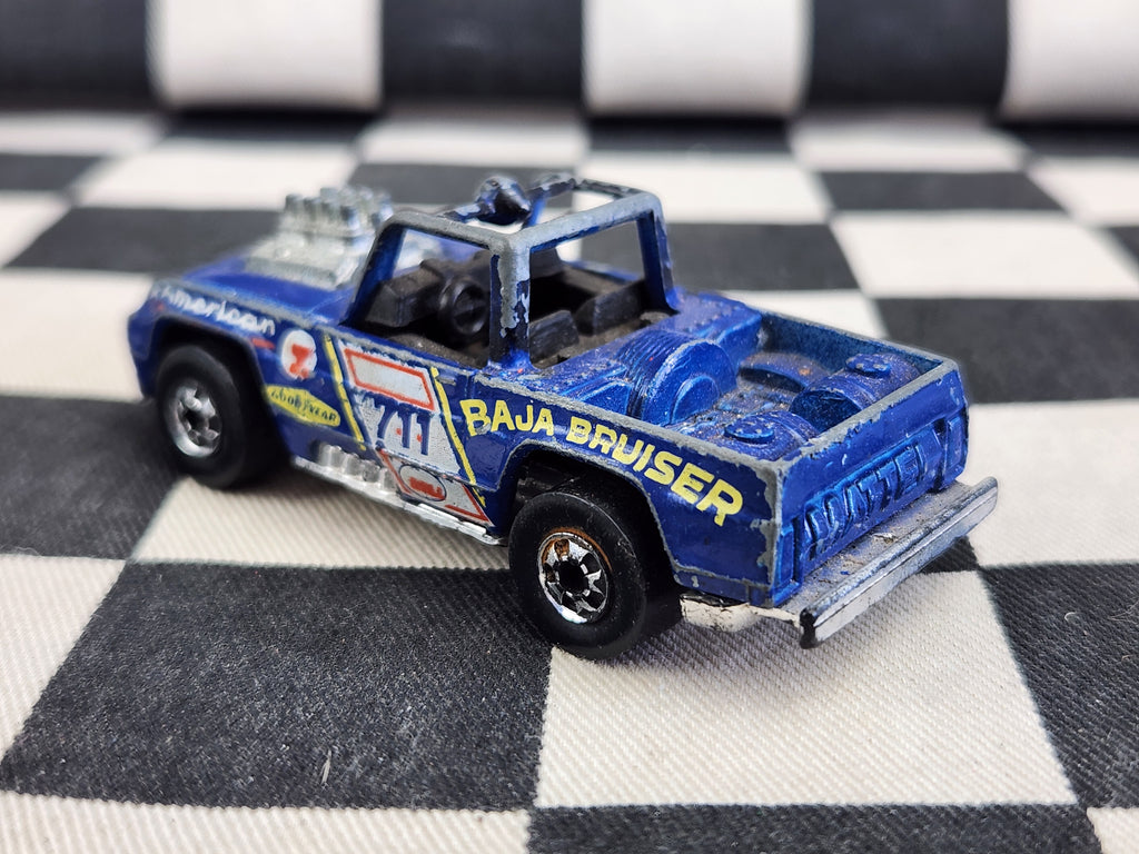 Vintage Loose Hot Wheels Black Wall Baja Bruiser