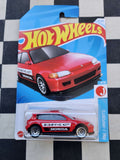 Hot Wheels 2024 J-Imports '92 Honda Civic EG Red
