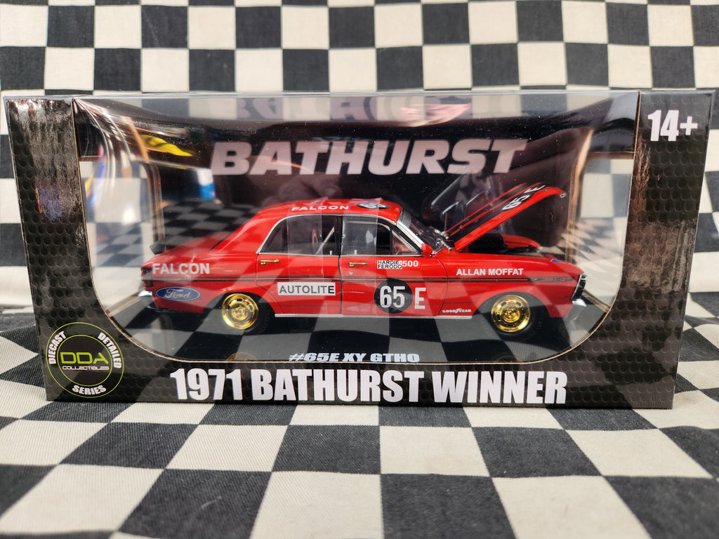 DDA 1:24 CHASE 1971 Bathurst Winner Allan Moffat #65E Ford Falcon XY GTHO Phase3