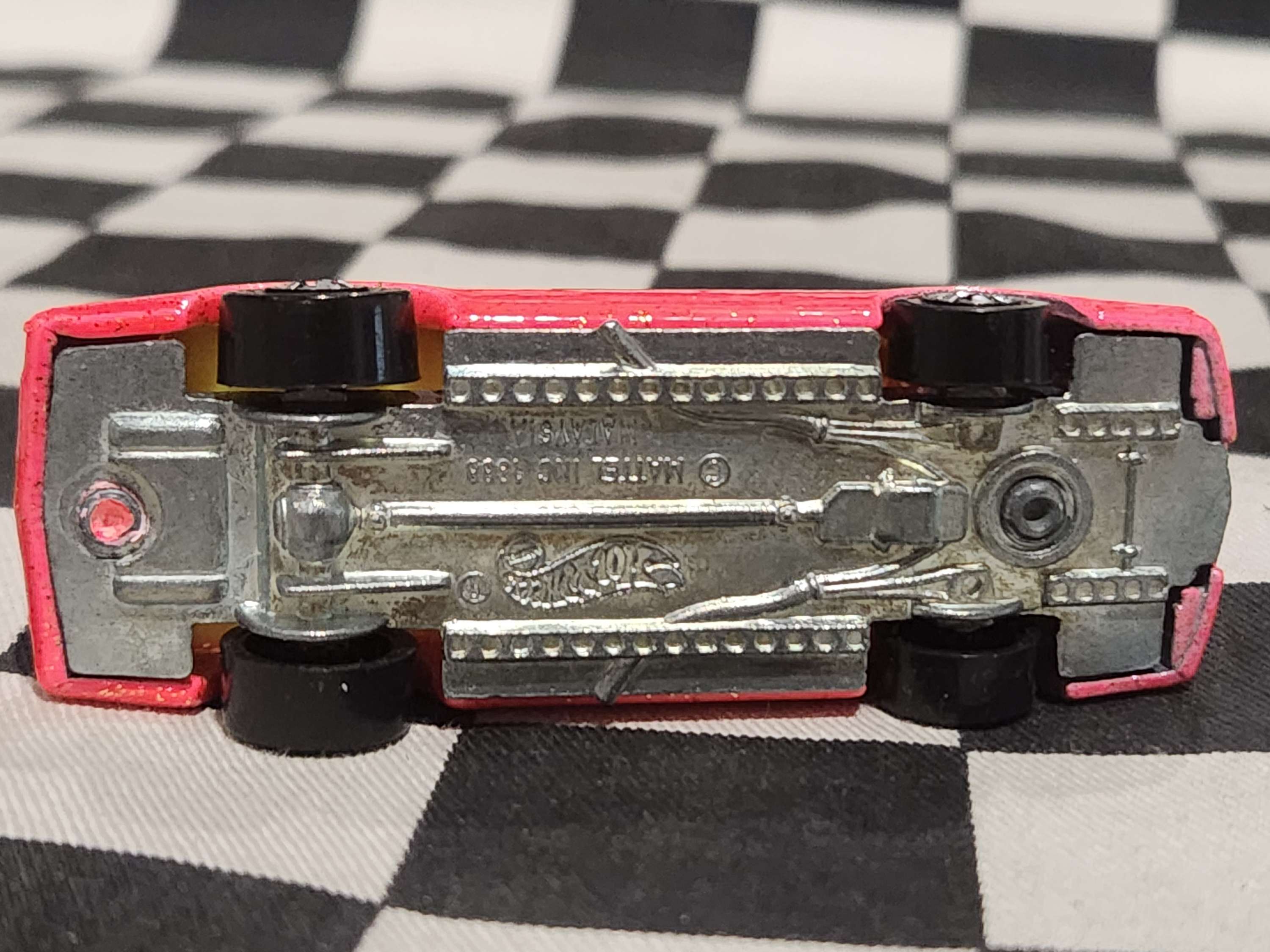 Vintage Loose Hot Wheels Blackwall Chevy Stockcar Monte Carlo Pink Glitter