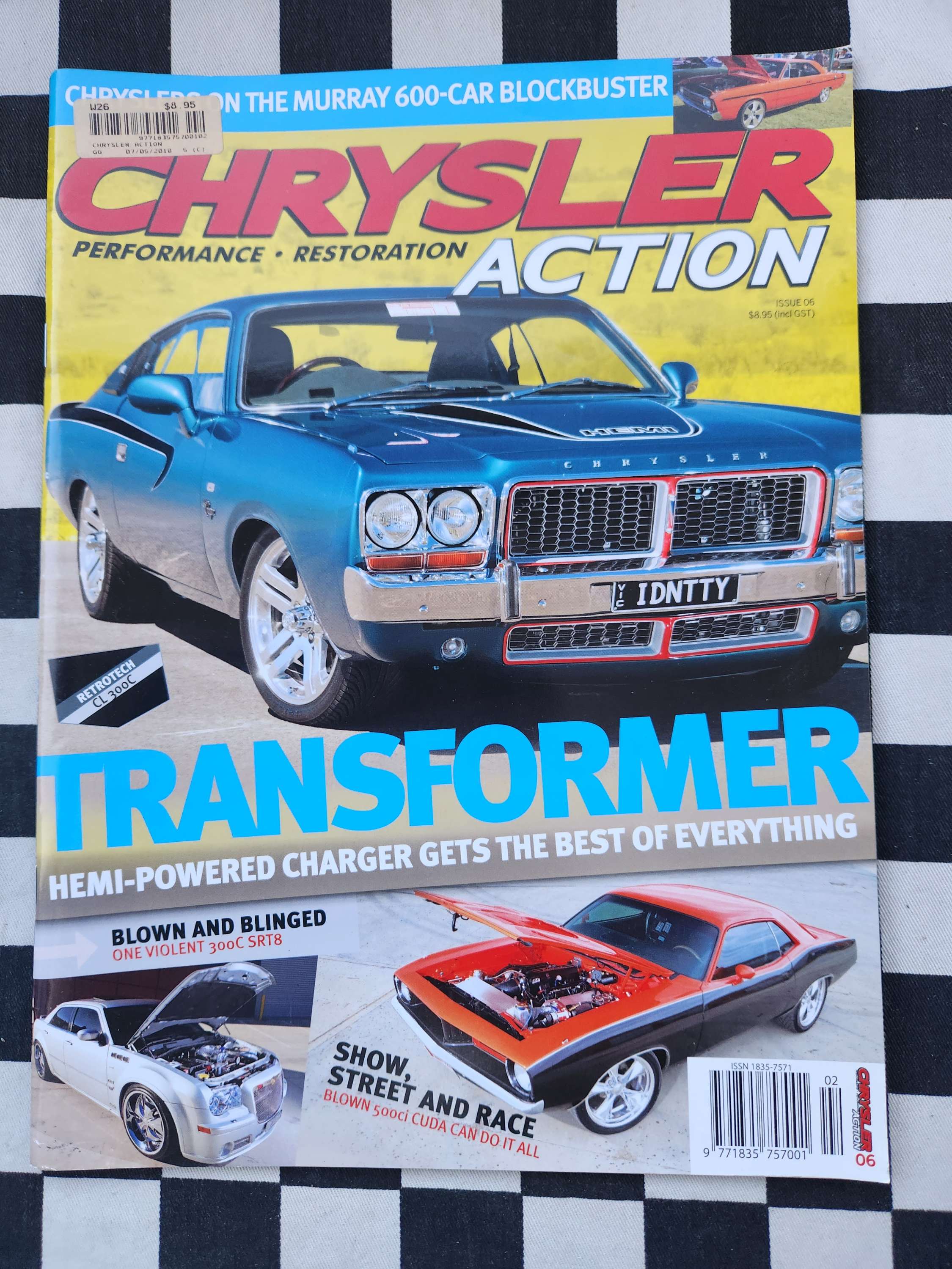 Chrysler Action Magazine #06 Valiant Pacer Charger Drifter Dodge Plymouth Hemi