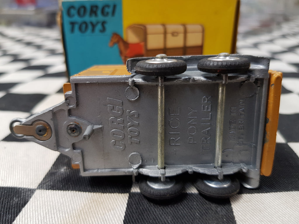 Corgi #102 Rice's Pony Trailer original Boxed ( no Pony)