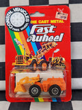 Vintage 1980's (Yatming) Fast Wheel Loader Construction Vehicle Hong Kong