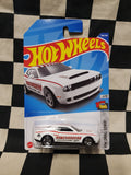 Hot Wheels 2022 Drag Strip Ramchargers 18 Dodge Challenger SRT Demon White