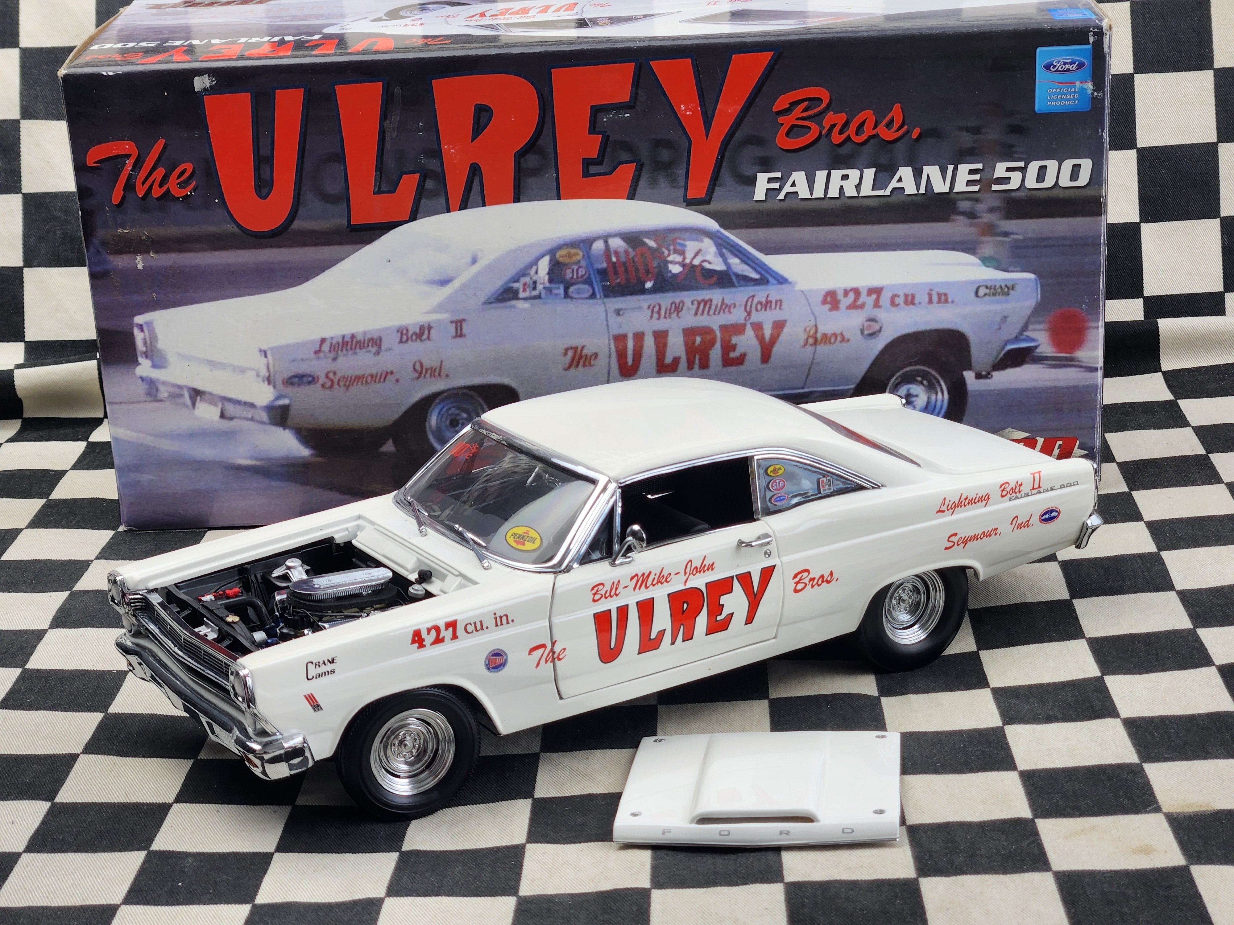 1/18 GMP 1966 Ford Fairlane GTA Black – Kustom Kollector