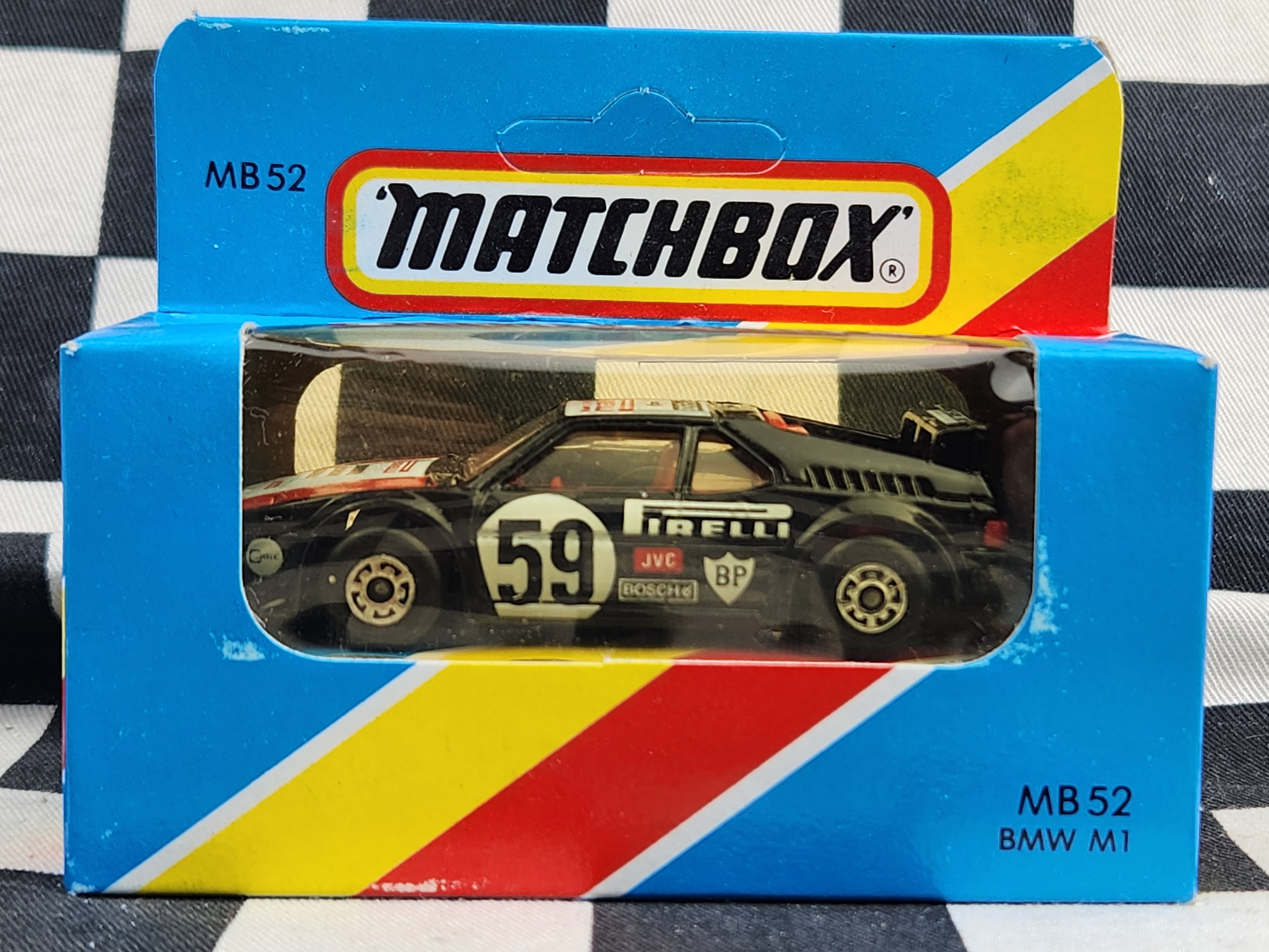Matchbox 1981 Blue Box BMW M1 Black VHTF